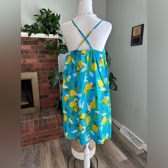 🌞  never worn 100% Cotton Sundress with adjustable straps and pockets. - Picture 3 of 8